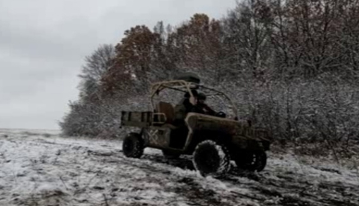    Тренировка военнослужащих в приграничье Курской области