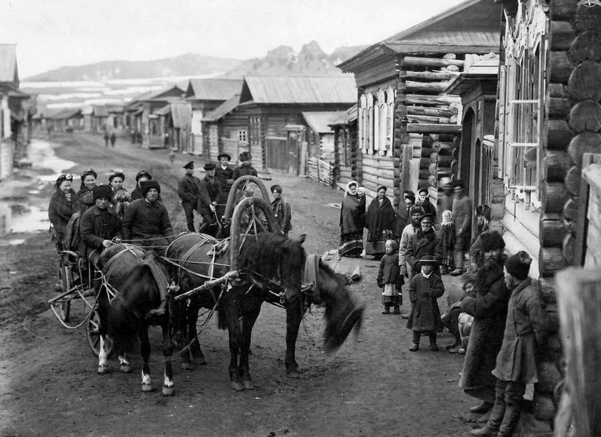 Свадьба на селе Семейских. Начало XX века