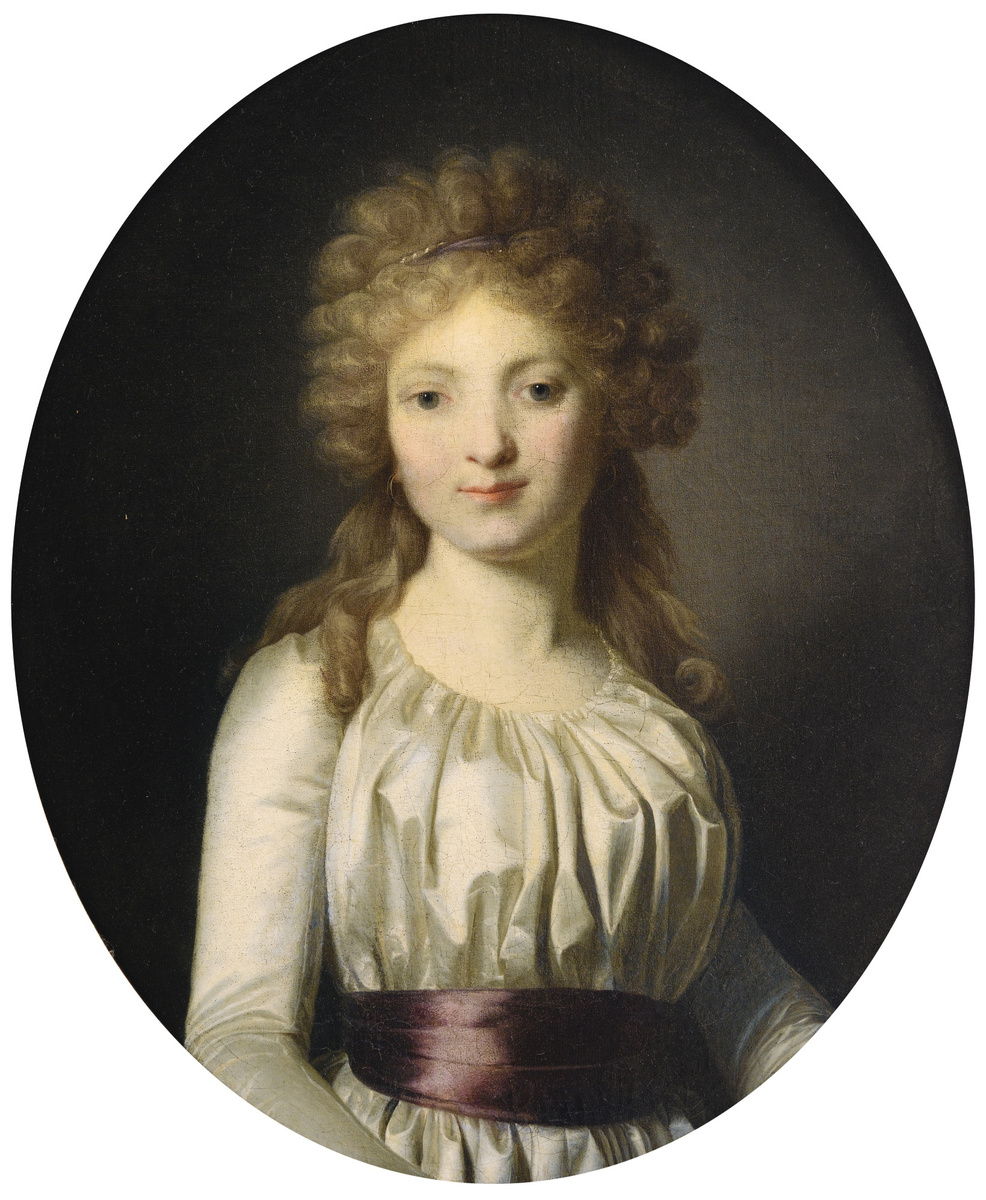 Предполагаемый портрет Татьяны Васильевны Энгельгардт. Художник Жан-Луи Вуаль