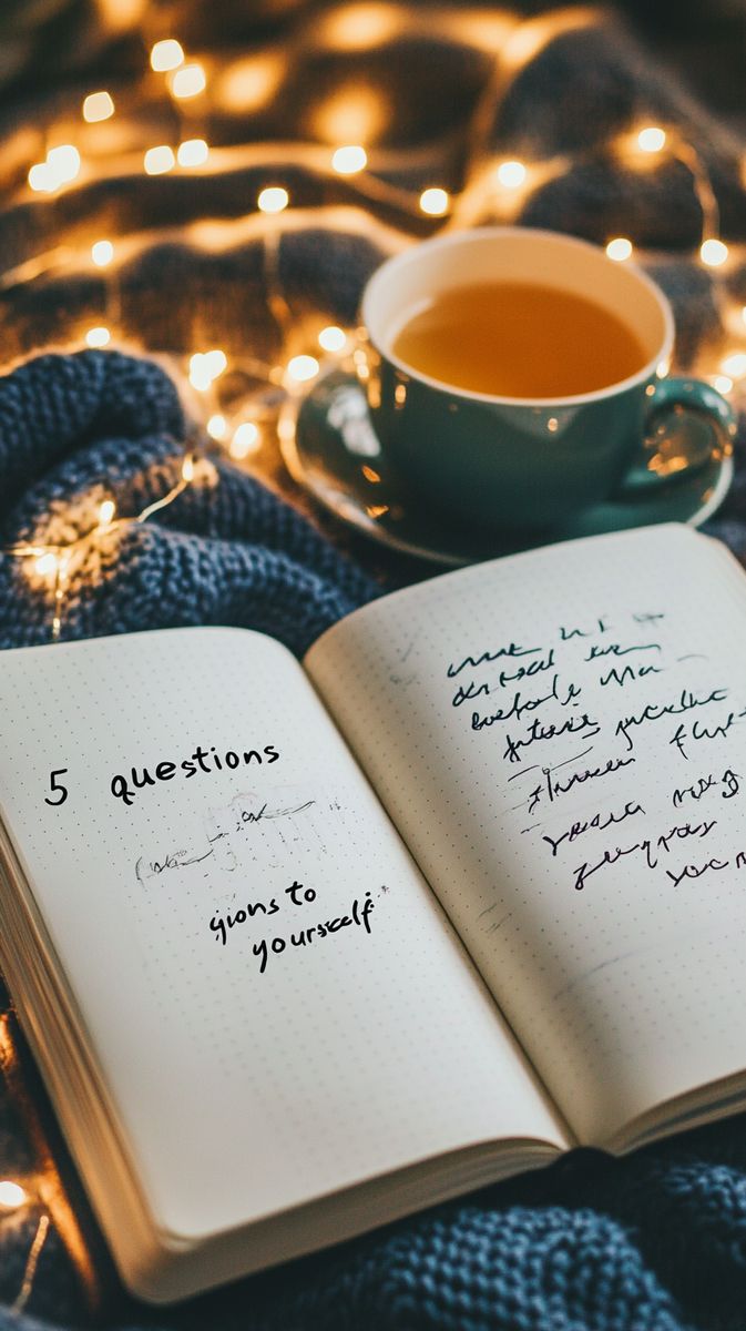 «Начните вечерний ритуал самоанализа: 5 простых вопросов для осознанной жизни.»