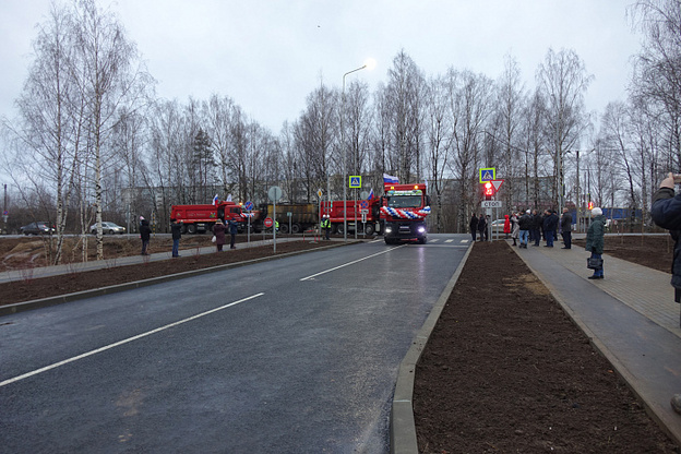    В Озерках построили новую улицу Торфяную