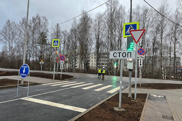    В Озерках построили новую улицу Торфяную