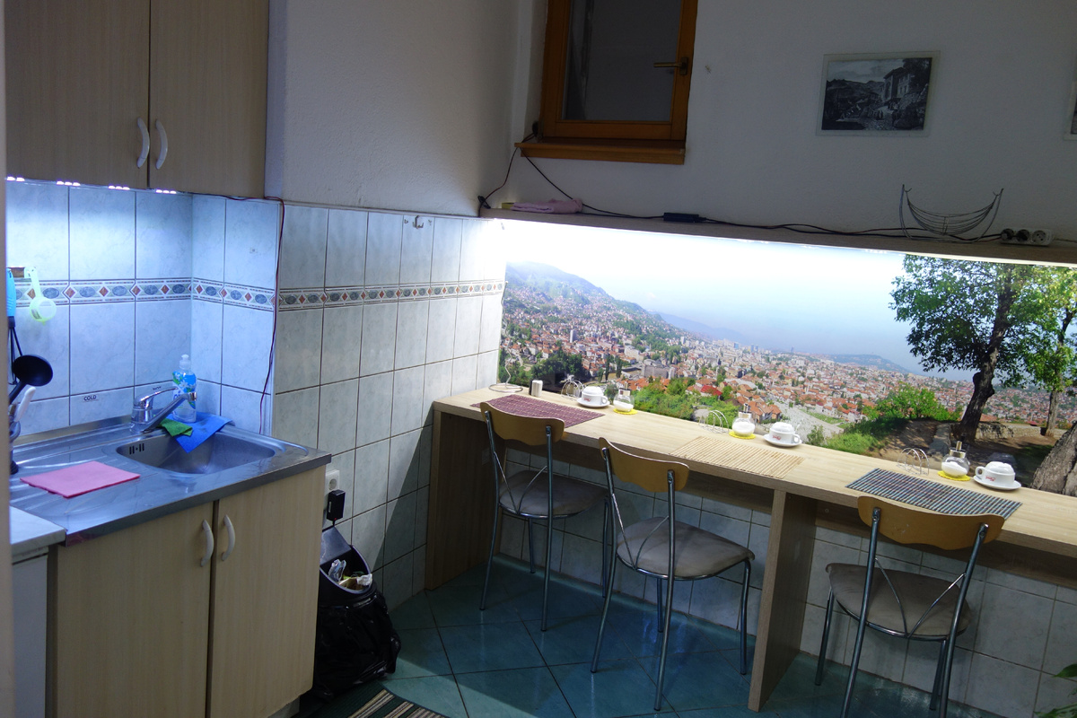 Кухня в хостеле