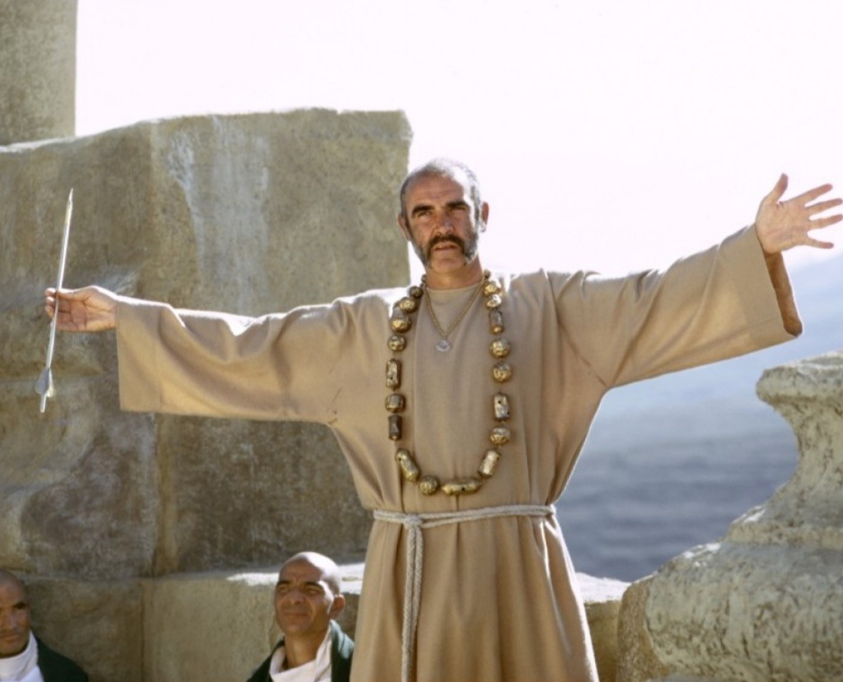 Кадр из фильма "Человек который хотел стать королём".