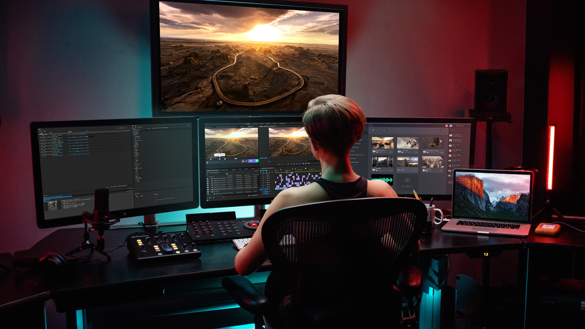 Идеальное рабочее место современного колориста