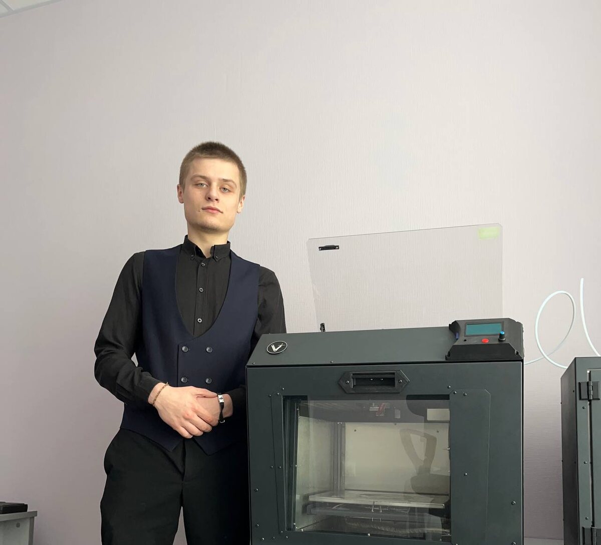 Оператор Георгий Михайлович с Volgobot A4 PRO