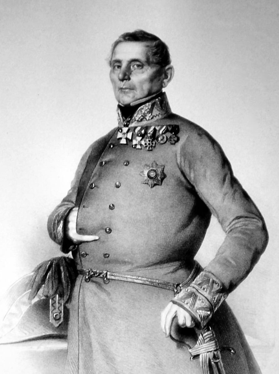 Георг фон Рукавина, 1849 (литография Эдуарда Кайзера)