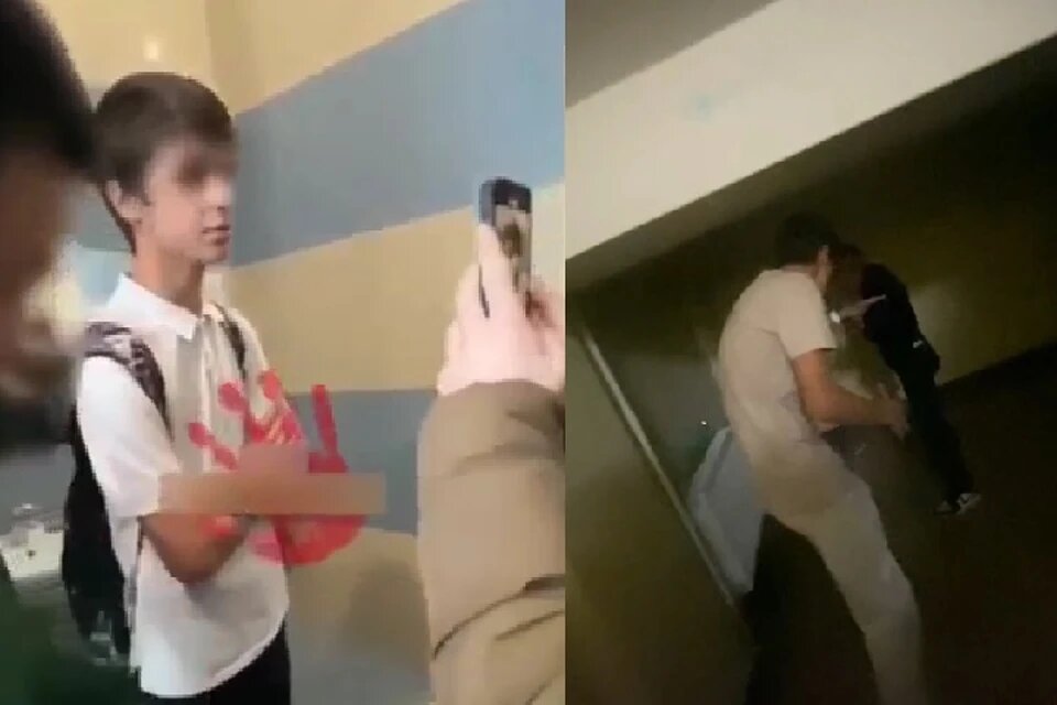 Нападение на ребенка в тюменской школе №63 / Коллаж: kp.ru