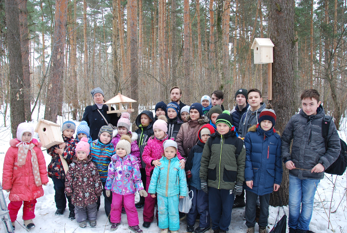 Участники акциив День птиц