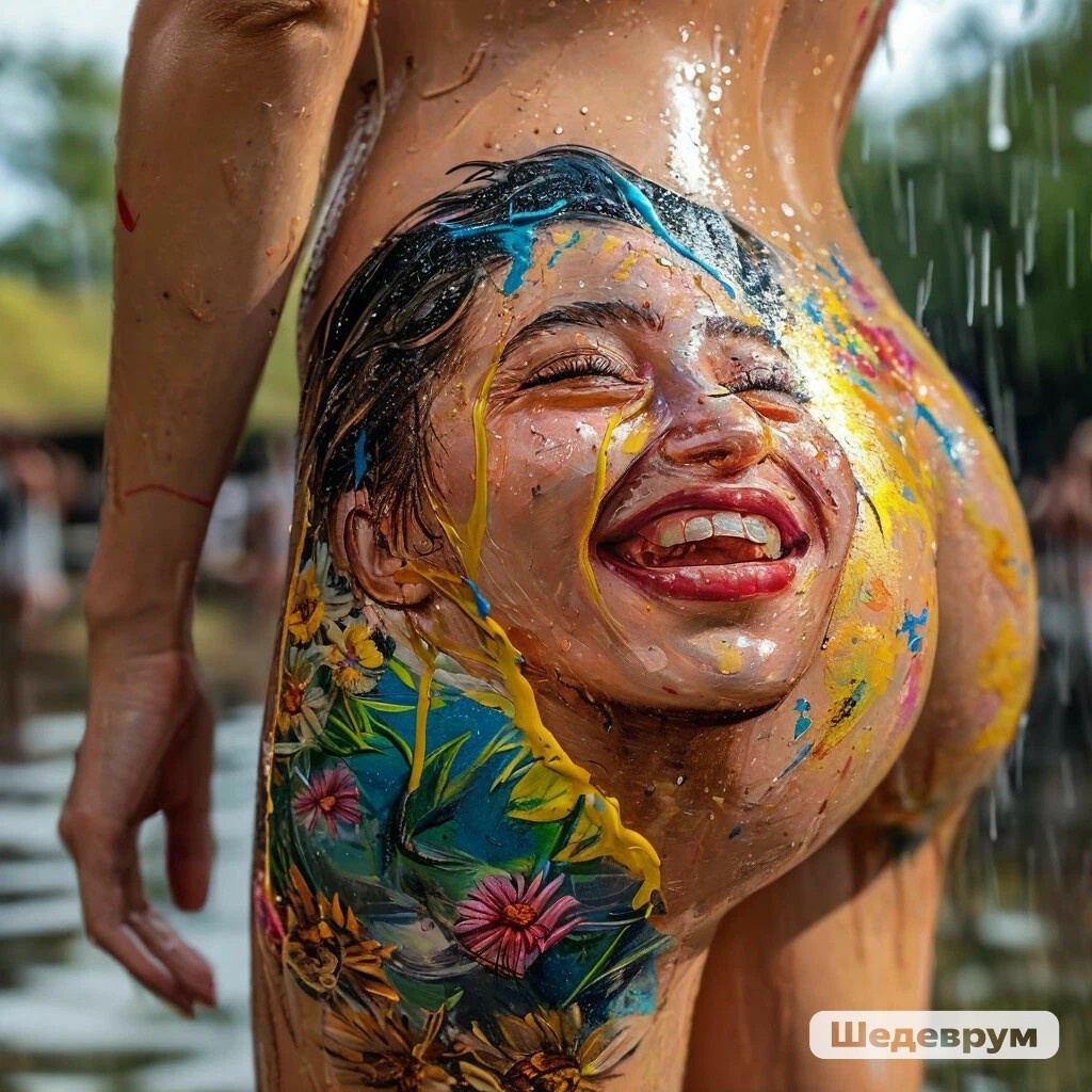 Заочный конкурс бодиарт от Шедеврум 