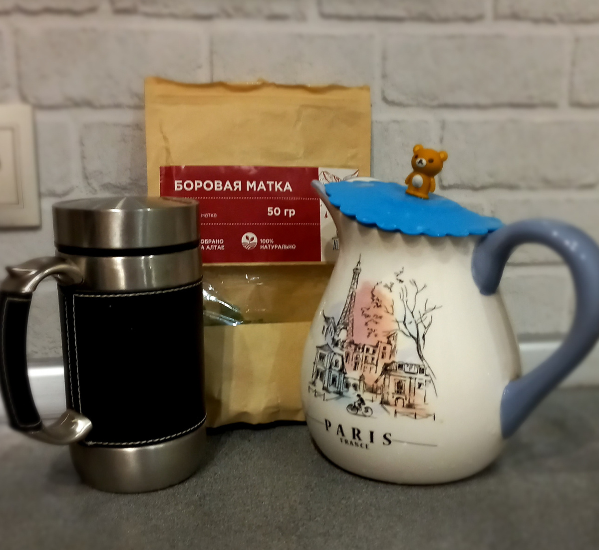 На кухоньке....