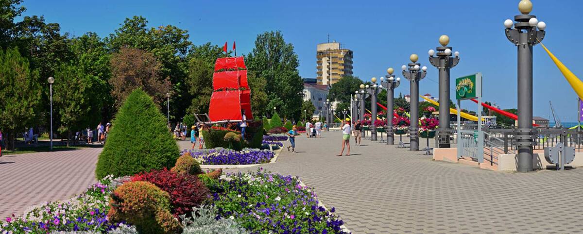 Прогулочная набережная Анапы