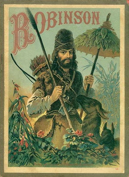    Робинзон Крузо на иллюстрации 1887 г. Фото: Карл Оффтердингер, общественное достояние
