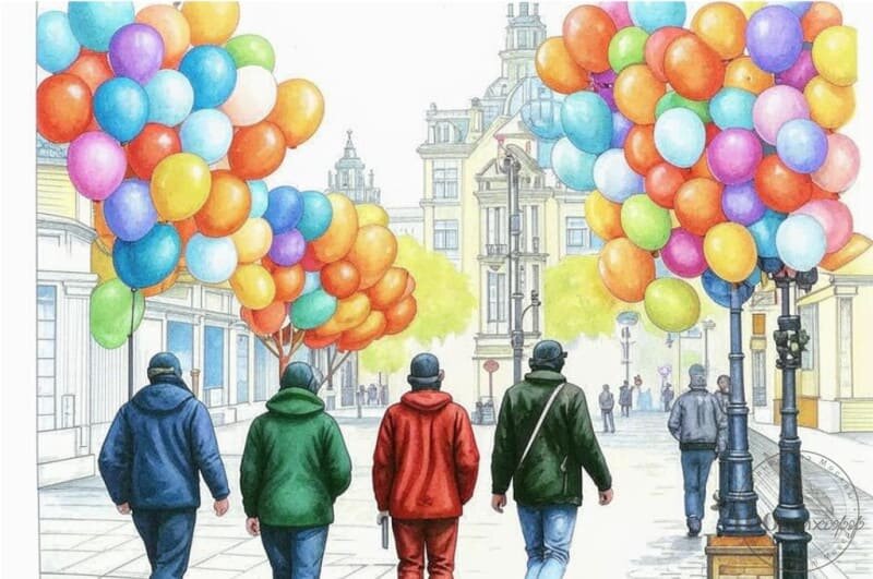 Праздничные мужчины