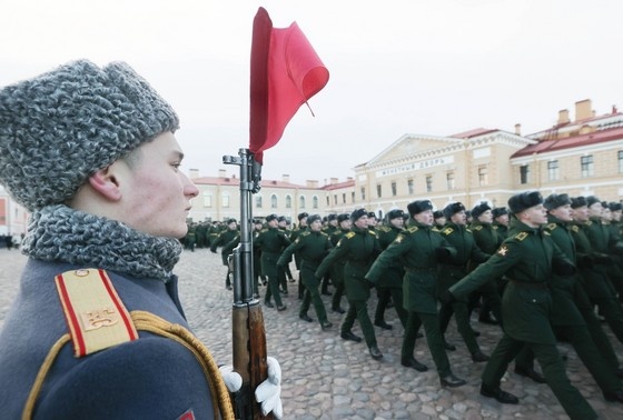    Празднование Дня ракетных войск и артиллерии в Санкт-Петербурге