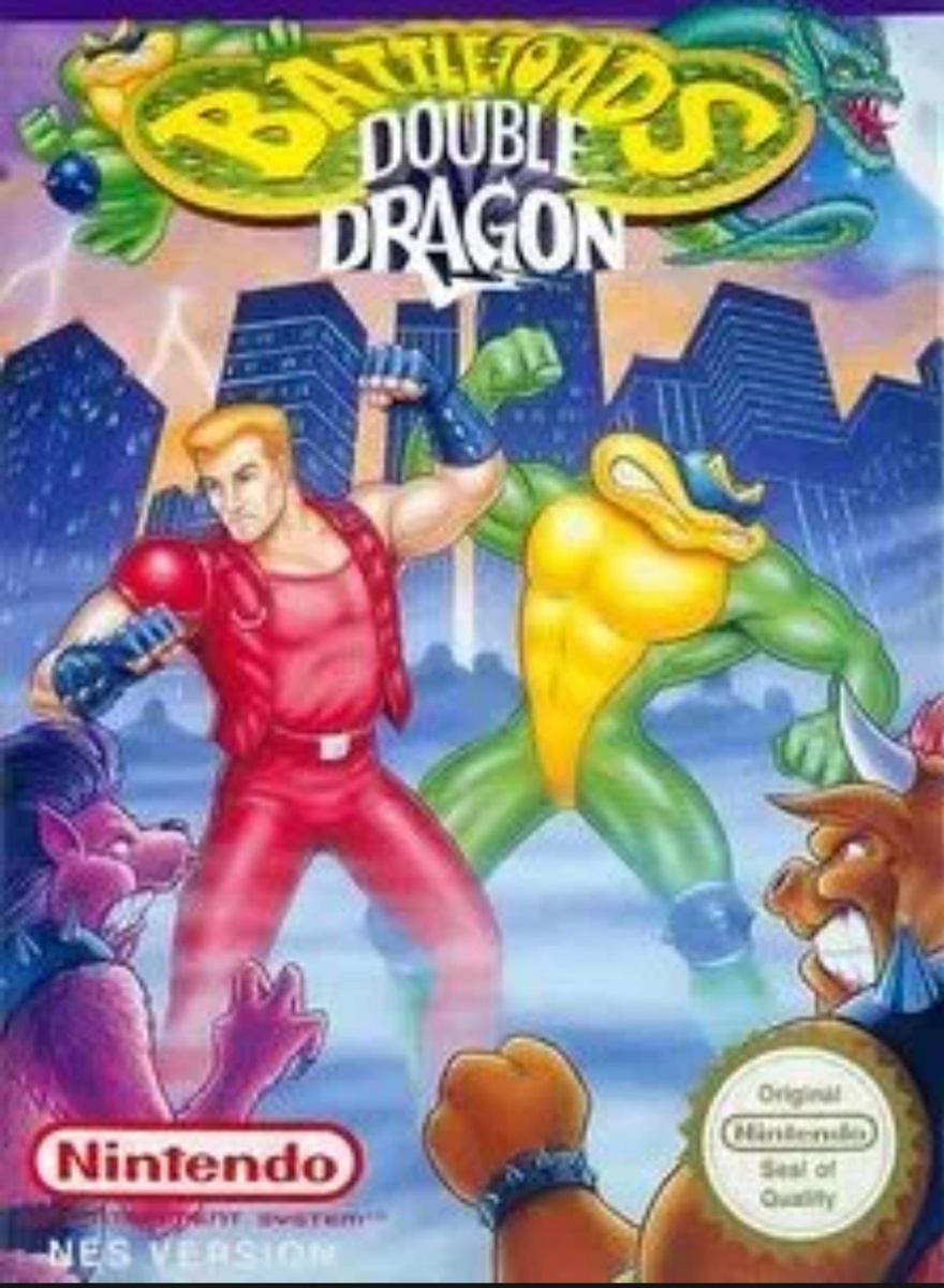 Battletoads & Double Dragon: The Ultimate Team — видеоигра в жанре Beat 'em up, разработанная компанией Rare и изданная Tradewest в 1993 году.

Сюжет: после поражения в предыдущей игре серии злая Тёмная королева убегает в дальние уголки Вселенной, а жабы и их наставник продолжают жить своей жизнью. Однако однажды военные силы Земли оказываются нейтрализованными, а с луны появляется гигантский космический корабль «Колосс». Тёмная Королева вернулась с очередным планом по захвату галактики, и она заключила союз с Воинами Тени из серии Double Dragon.

Игровой процесс: игроки могут управлять тремя жабами из серии Battletoads или братьями Джимми и Билли. В игре необходимо сражаться с врагами, перемещаться с помощью верёвок, управлять космическим кораблём и мчаться на турбо-мотоциклах. Задача игроков — победить Теневого Босса и Тёмную Королёву.