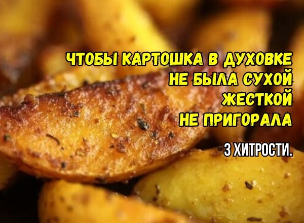 Вот почему мы неправильно печем картошку в духовке и она пересушенная, жесткая, с толстой корочкой, бледная: 3 ошибки - шеф-повара советуют