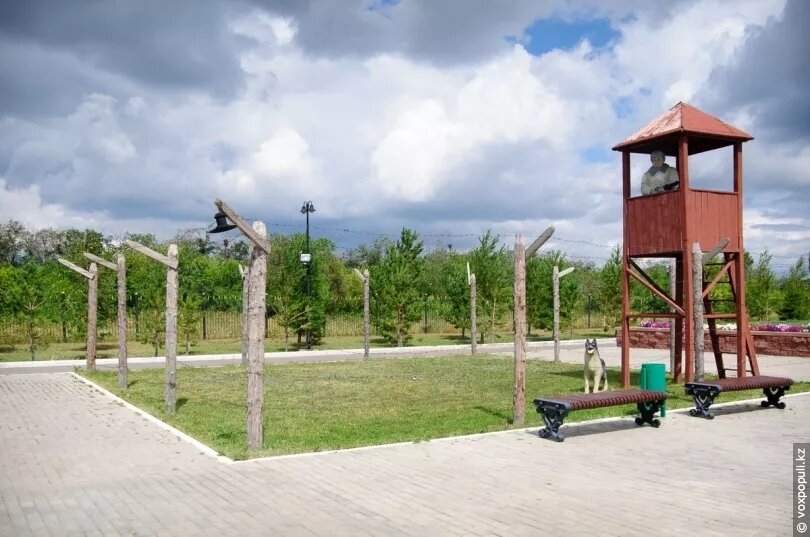 Инсталляция охранной вышки