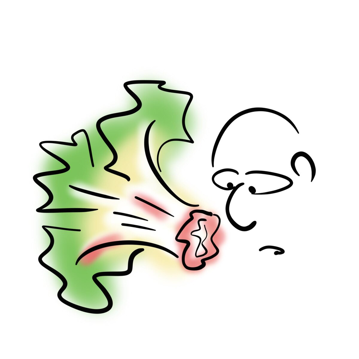 Салат покраснел