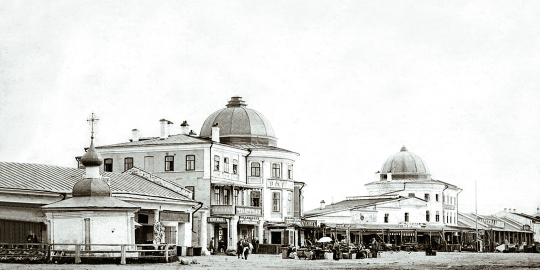 Дореволюционный снимок современной улицы Мира в Вологде