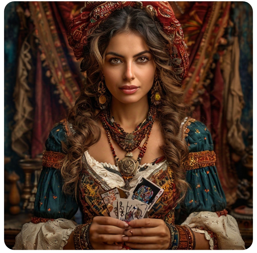 Гадалка Роза. Картинка создана нейросетью Шедеврум