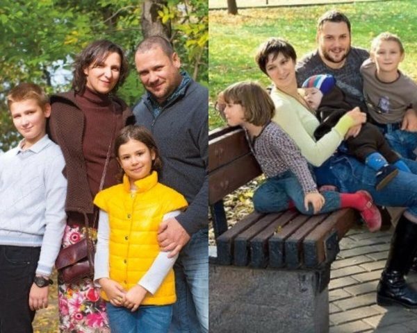 Олеся Железняк с мужем и детьми, фото:dzen.ru  