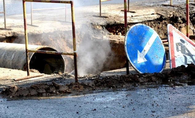    порыв теплосети //Фото с сайта simbirsk-city.com