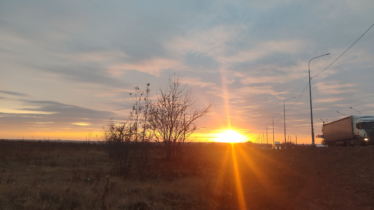 Закат в ЛНР