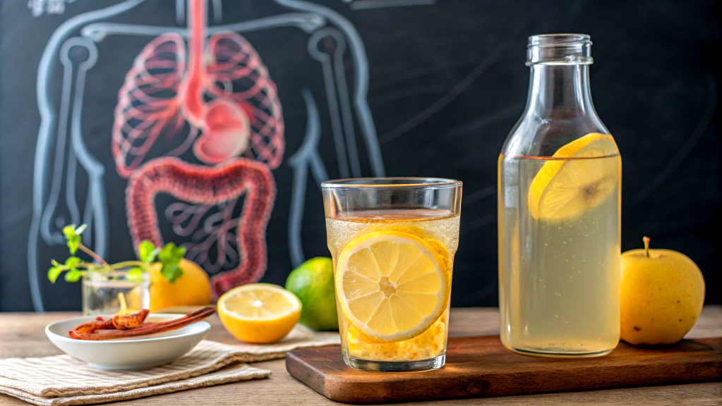 Вода с яблочным уксусом