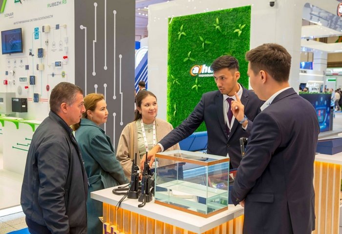 Стенд компании Hytera на международной выставке Türkmentel – 2024, 14-16 ноября, 2024 г., Ашхабад, Туркменистан