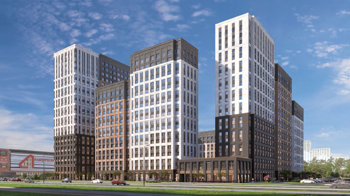 Блок домов 4.5. Через дорогу ТРЦ «Академический»