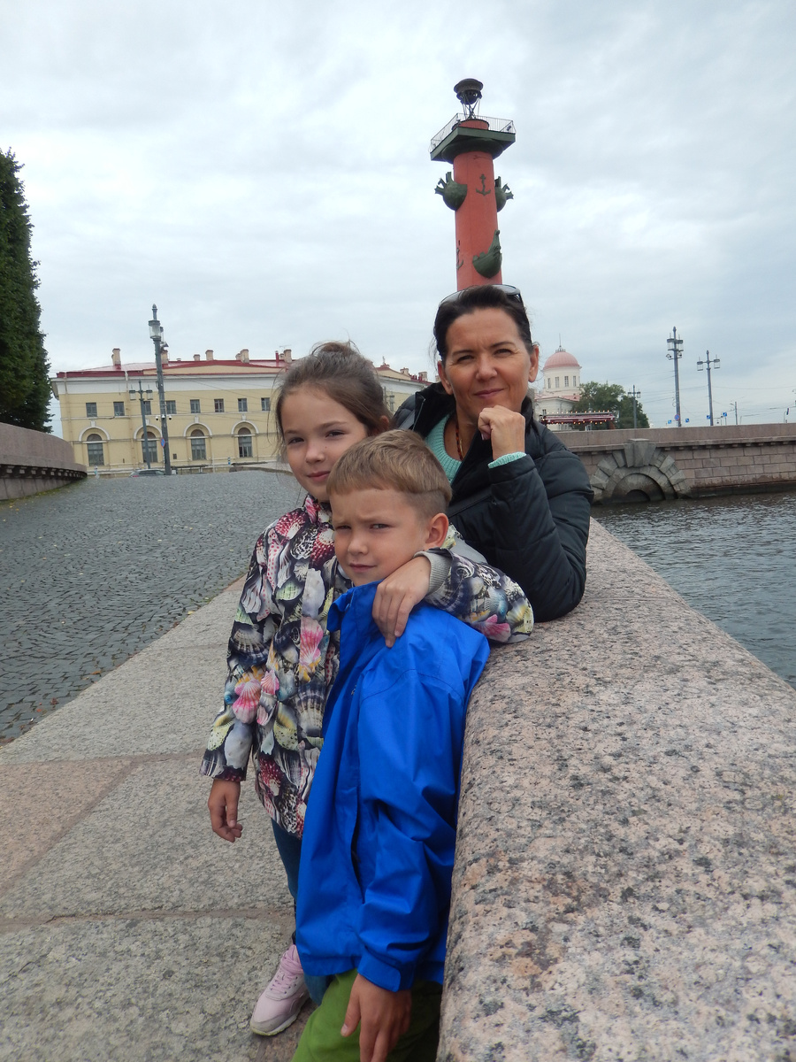 На стрелке Васильевского острова