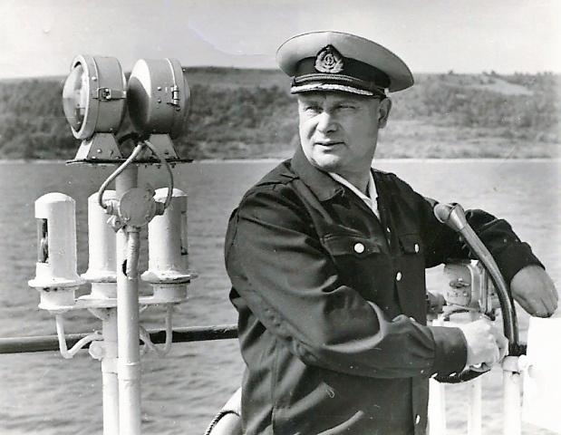 Капитан Волжского пароходства Валентин Мелешкин. Фото из архива компании