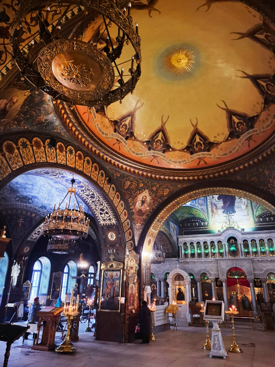 Кстати, это единственный в России храм с престолом, освящённым в честь Пимена - великого египетского подвижника.