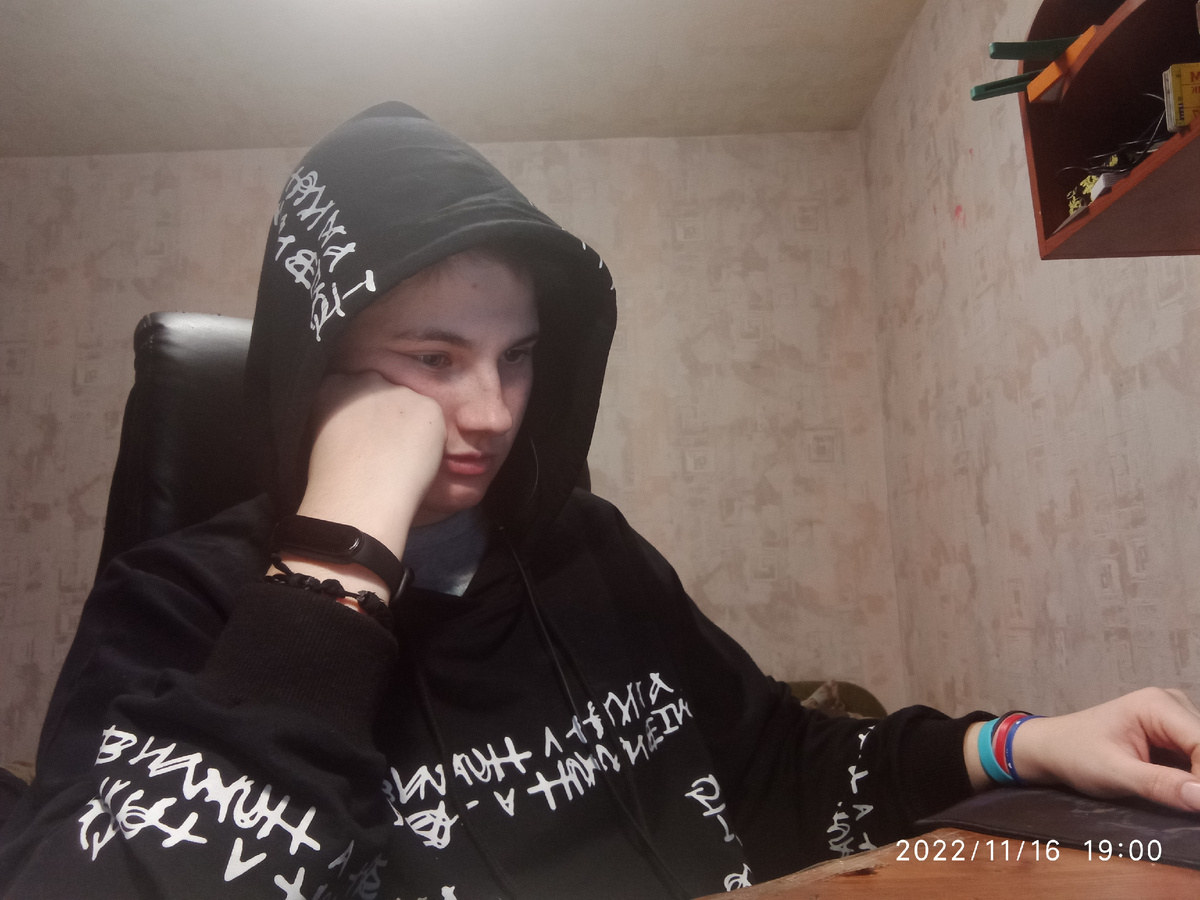 за 10 дней до ухода. Ангел наш.