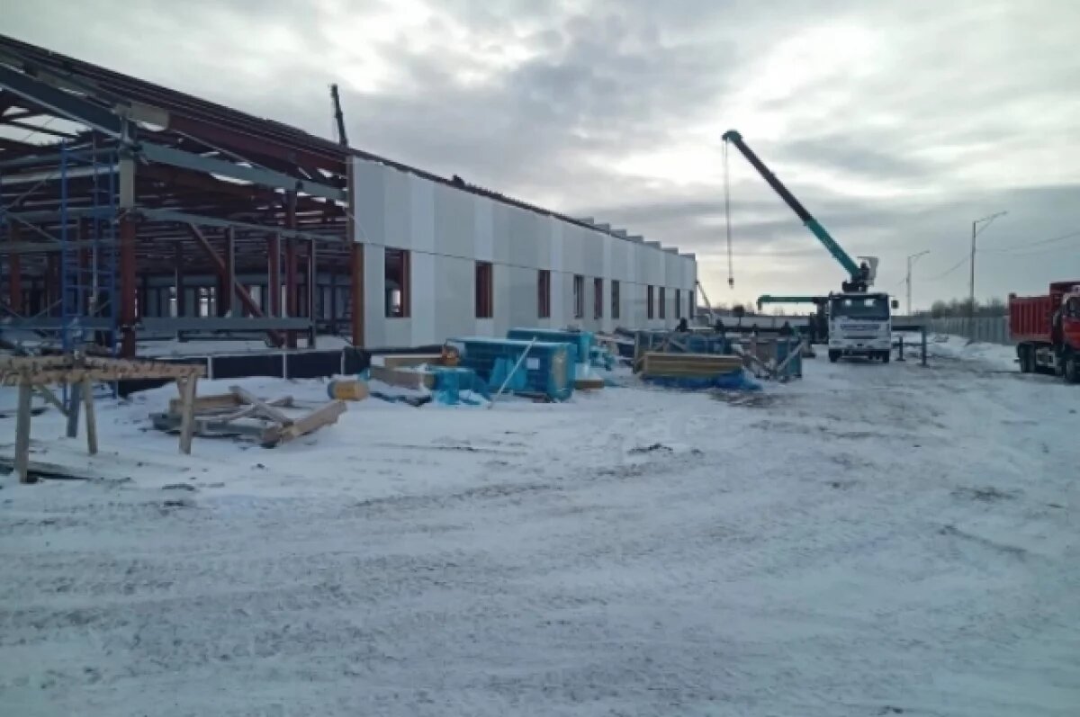    Карагинская больница готова почти на треть