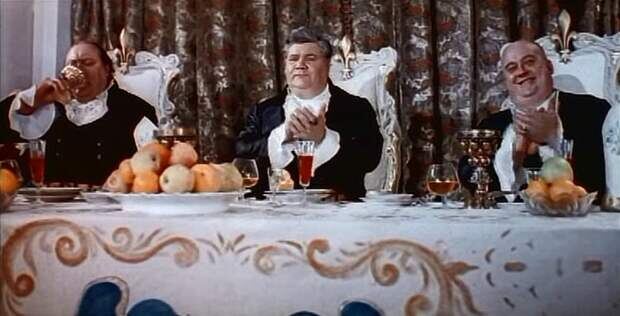 Кадр из фильма "Три толстяка" (Ленфильм, 1966 год) 