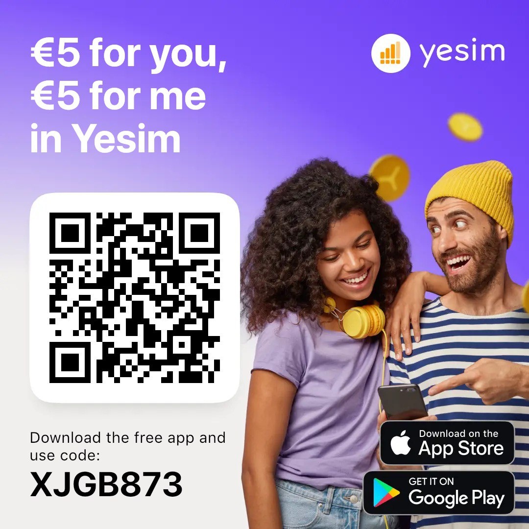 Yesim ПРОМОКОД на 5 Евро XJGB873