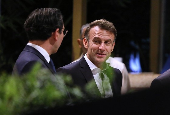    Эммануэль Макрон на саммите G20 в Бразилии