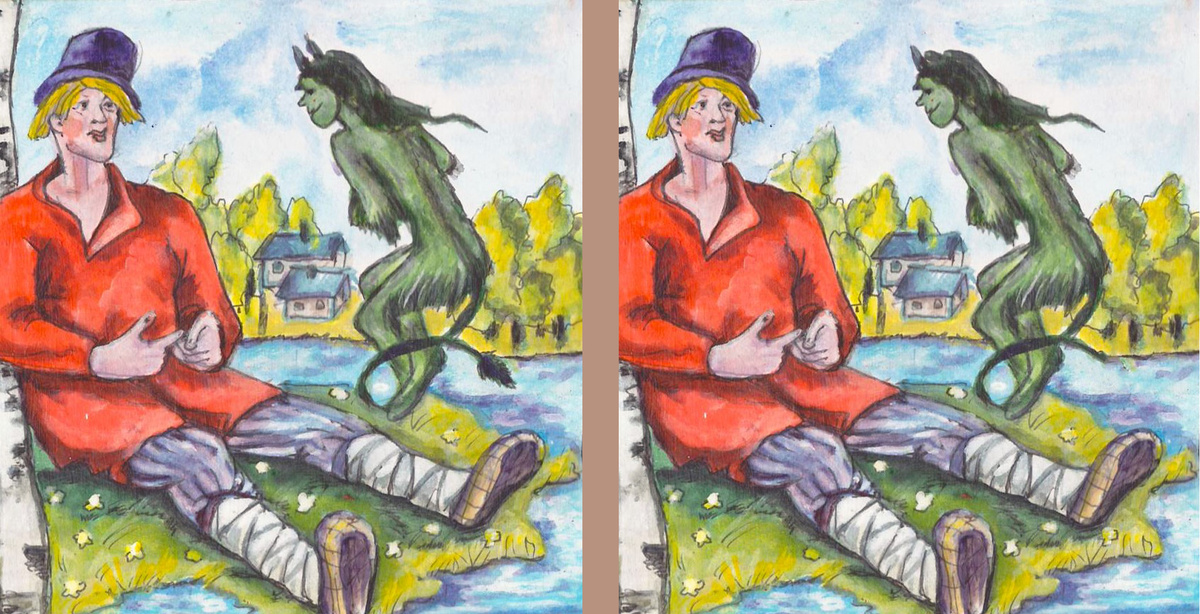 Русские народные сказки "Андрейка и черти", ТО "Карандаш"