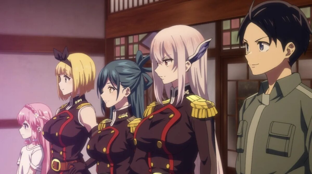 Кадр из аниме «Раб спецотряда демонического города»   📷