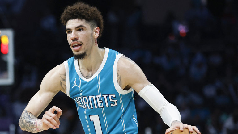    Разыгрывающий «Шарлотт Хорнетс» Ламело Болл.Imagn Images USA Today Sports