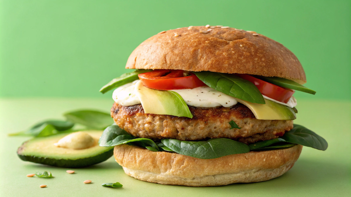 Полезный бургер