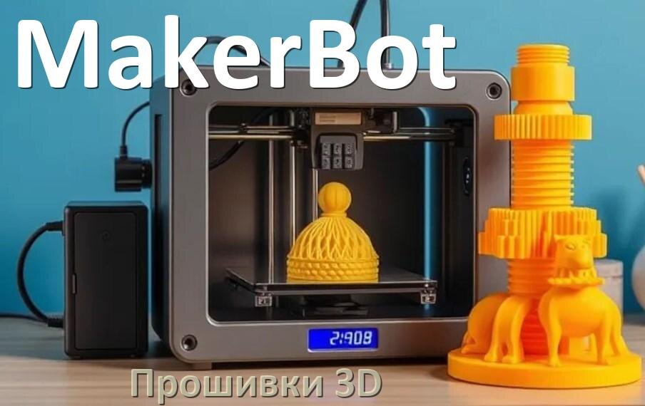 
MakerBot прошивки HEX на 3D принтеры Arduino Marlin