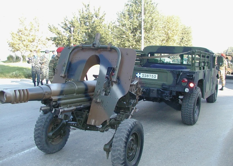 105-мм горная гаубица Mod. 56 — образец для тяжёлого орудия