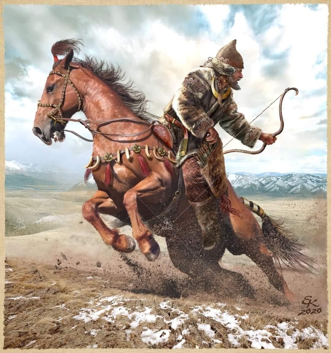 Художник Евгений Край. Скифы, сарматы, киммерийцы