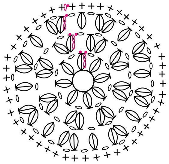 елочный шар крючком схема