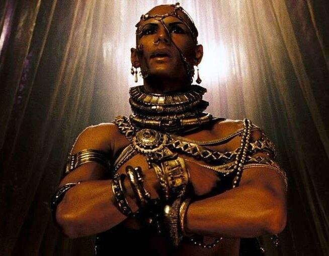 Ксеркс. Кадр из фильма «300 спартанцев».