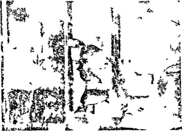 Рис. 4-2. Пострадавший в момент смерти (имитация)