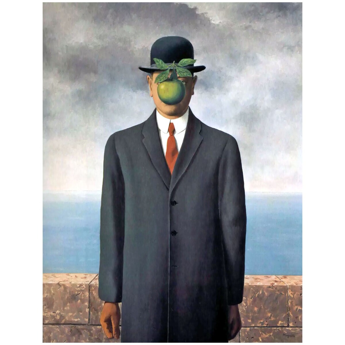 Rene Magritte. Le fils de l’homme. 1946. Private collectionpreviousnextstart slideshowclose 